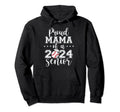 Proud Mama 2024 Senior Baseball Hoodie - Custom Art Print for Adults - T-Shirt, Sweatshirt, Hoodie