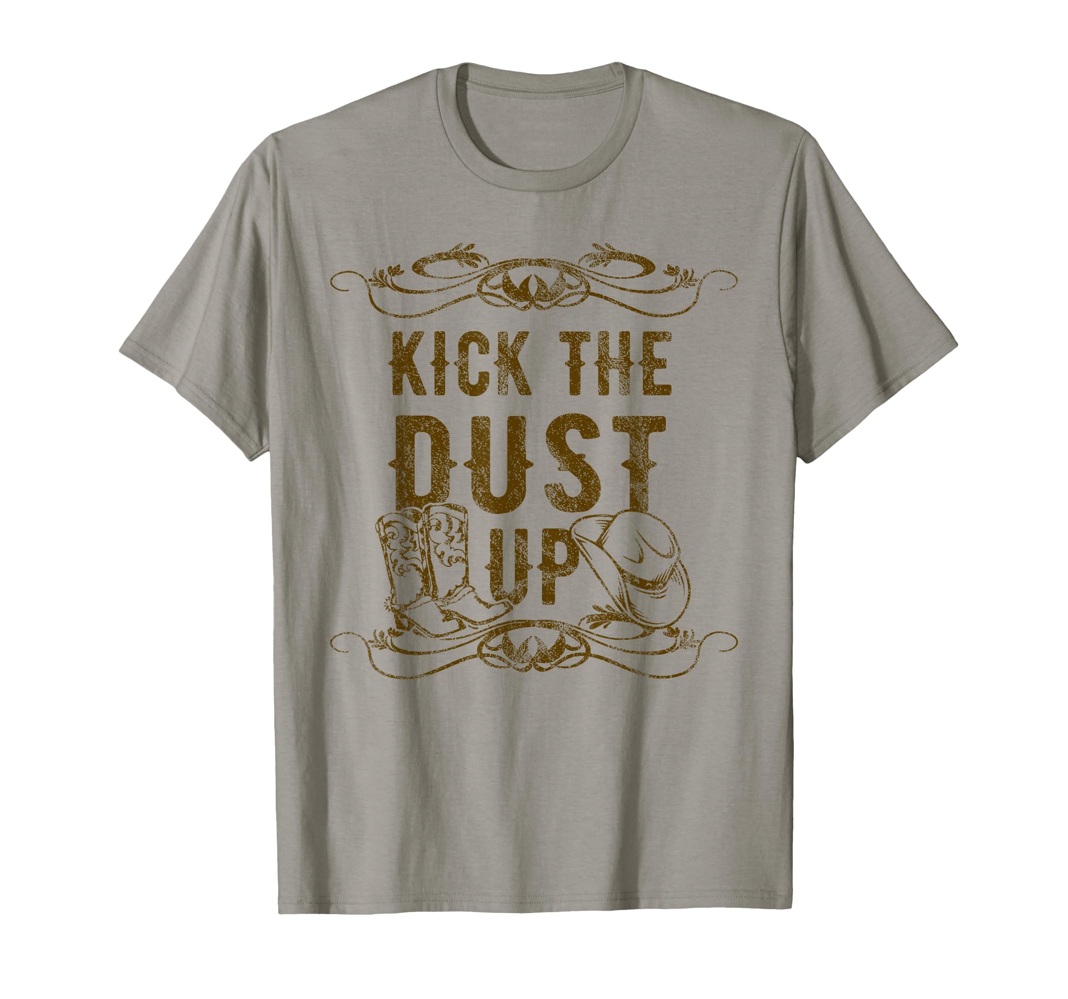 Kick Dust Up Funny Country Dancers T-Shirt - Trendy Graphic for Adults - T-Shirt, Sweatshirt, Hoodie