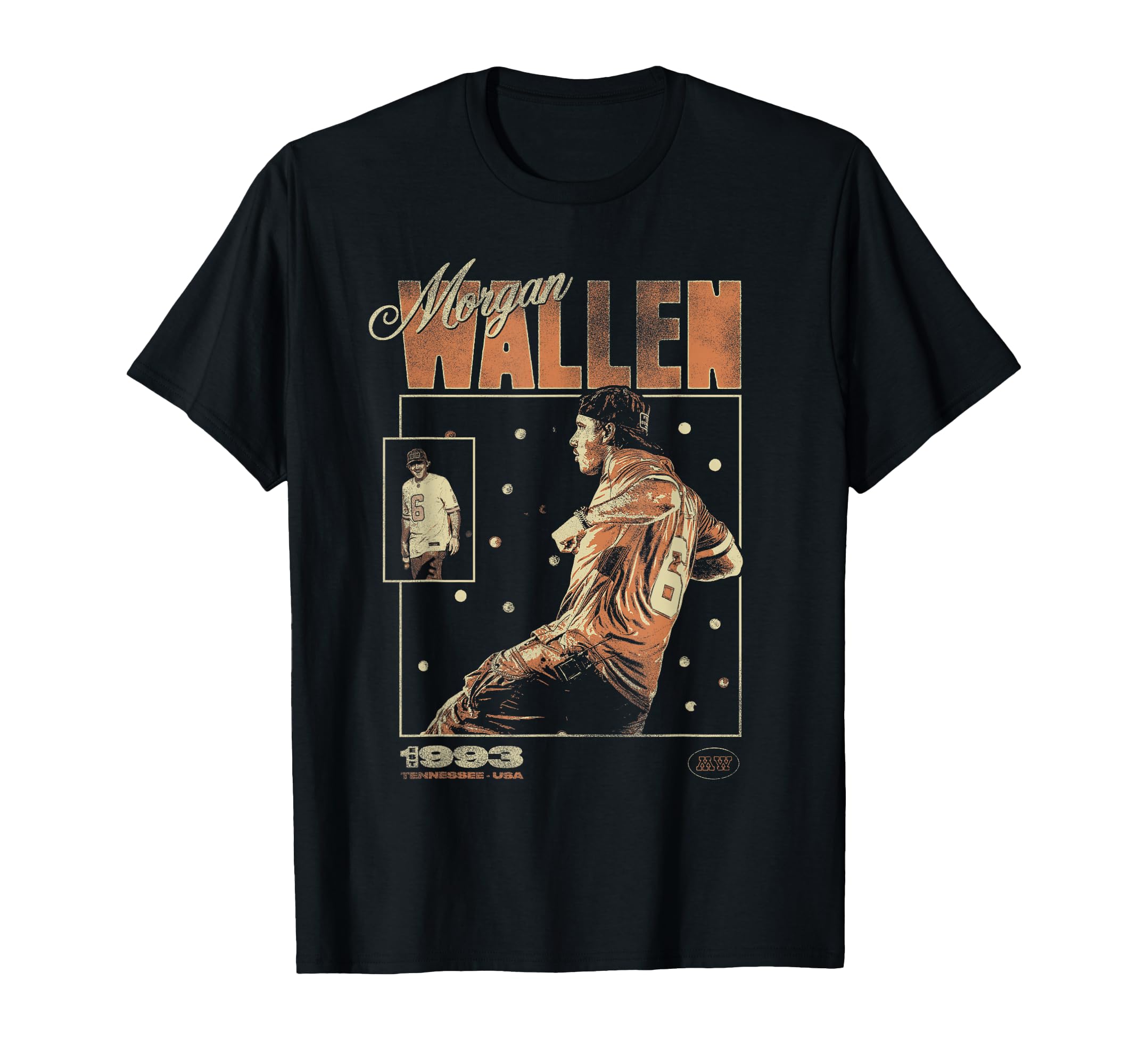 Morgan Wallen Baseball Card T-Shirt - Casual Everyday Wear Unisex - T-Shirt, Sweatshirt, Hoodie