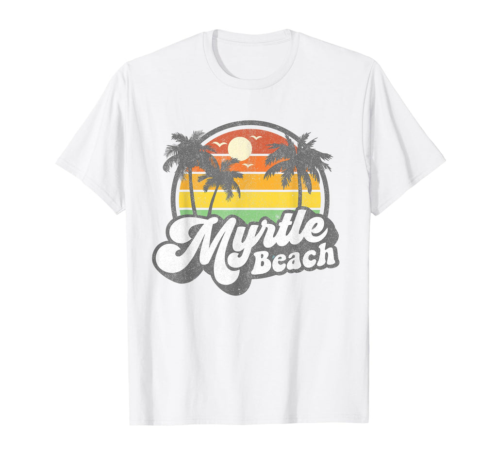 Myrtle Beach South Carolina 70S T-Shirt - Trendy Graphic for Adults - T-Shirt, Sweatshirt, Hoodie