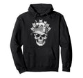 Skull Cat Skeleton Kitty Kitten Gothic Hoodie - Custom Art Print Men Women - T-Shirt, Sweatshirt, Hoodie