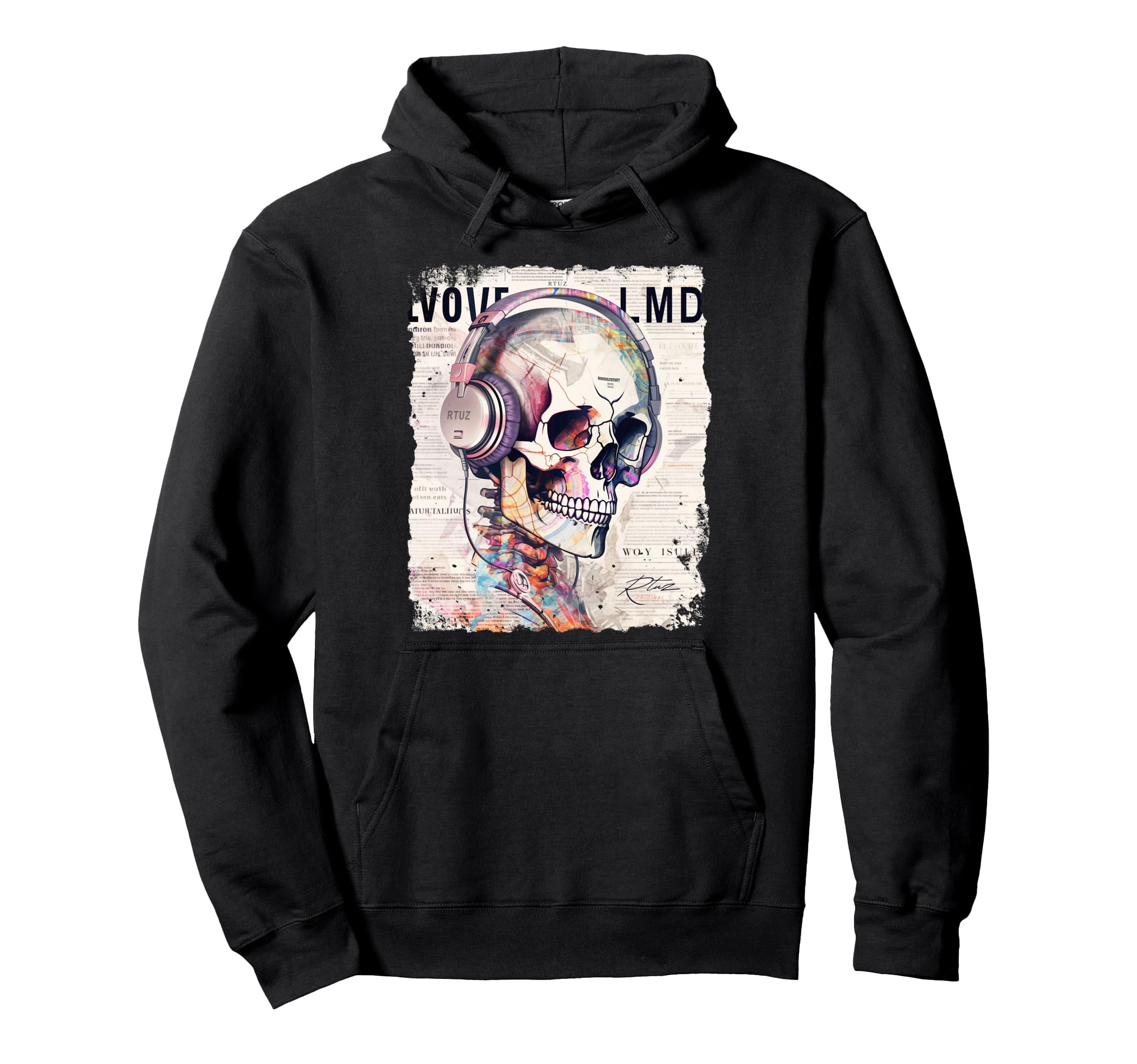 Aesthetic Streetwear Skull Hoodie - Streetwear Style Unisex - T-Shirt, Sweatshirt, Hoodie