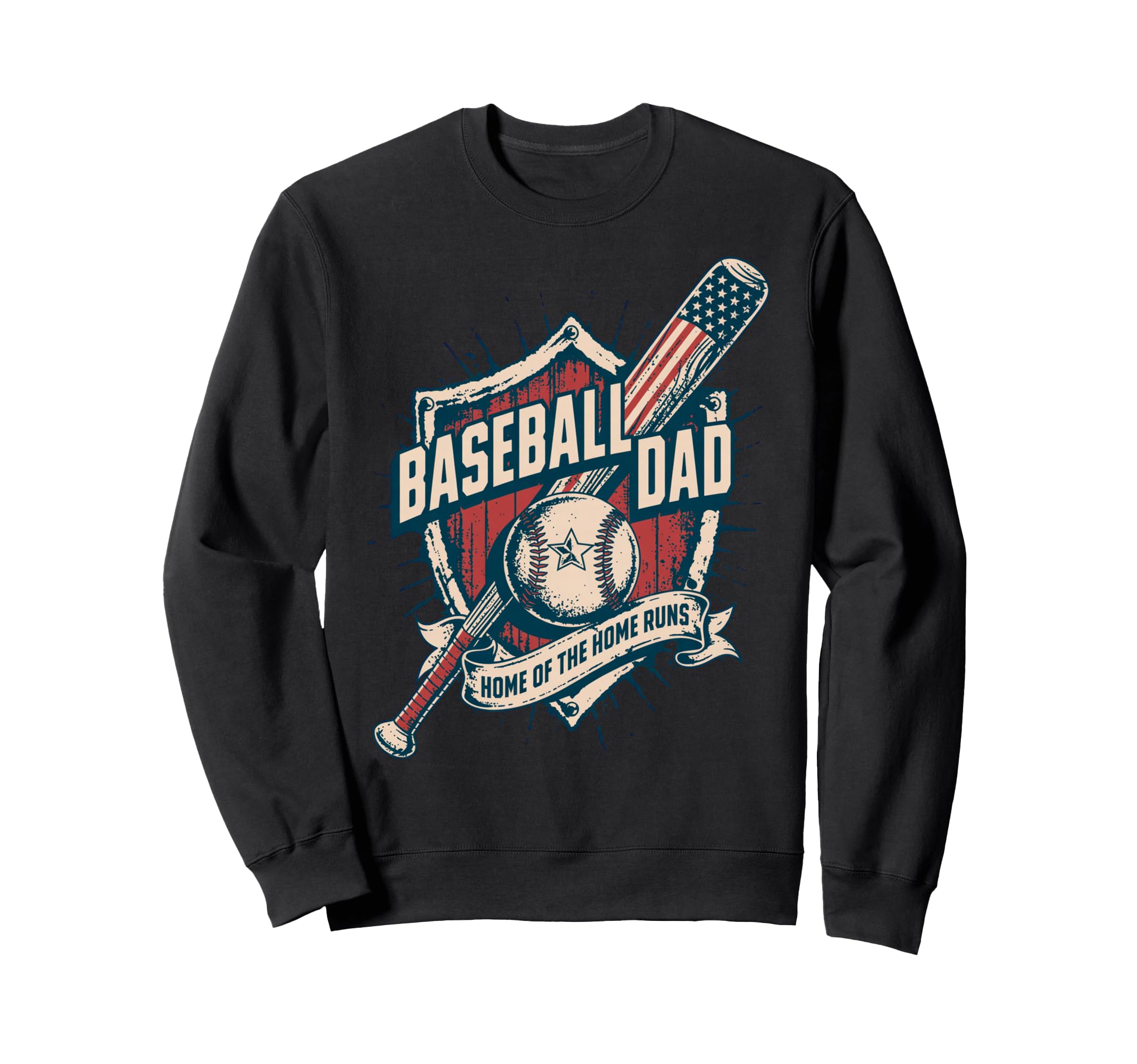 Home Home Runs Usa American Sweatshirt - Trendy Graphic for Adults - T-Shirt, Sweatshirt, Hoodie