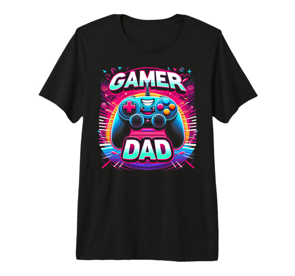 Gamer Dad Game Controller Gaming T-Shirt - Casual Everyday Wear Unisex - T-Shirt, Sweatshirt, Hoodie
