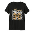 Cheer Mom Mother Bow Cheerleader Game T-Shirt - Novelty Apparel Men Women - T-Shirt, Sweatshirt, Hoodie