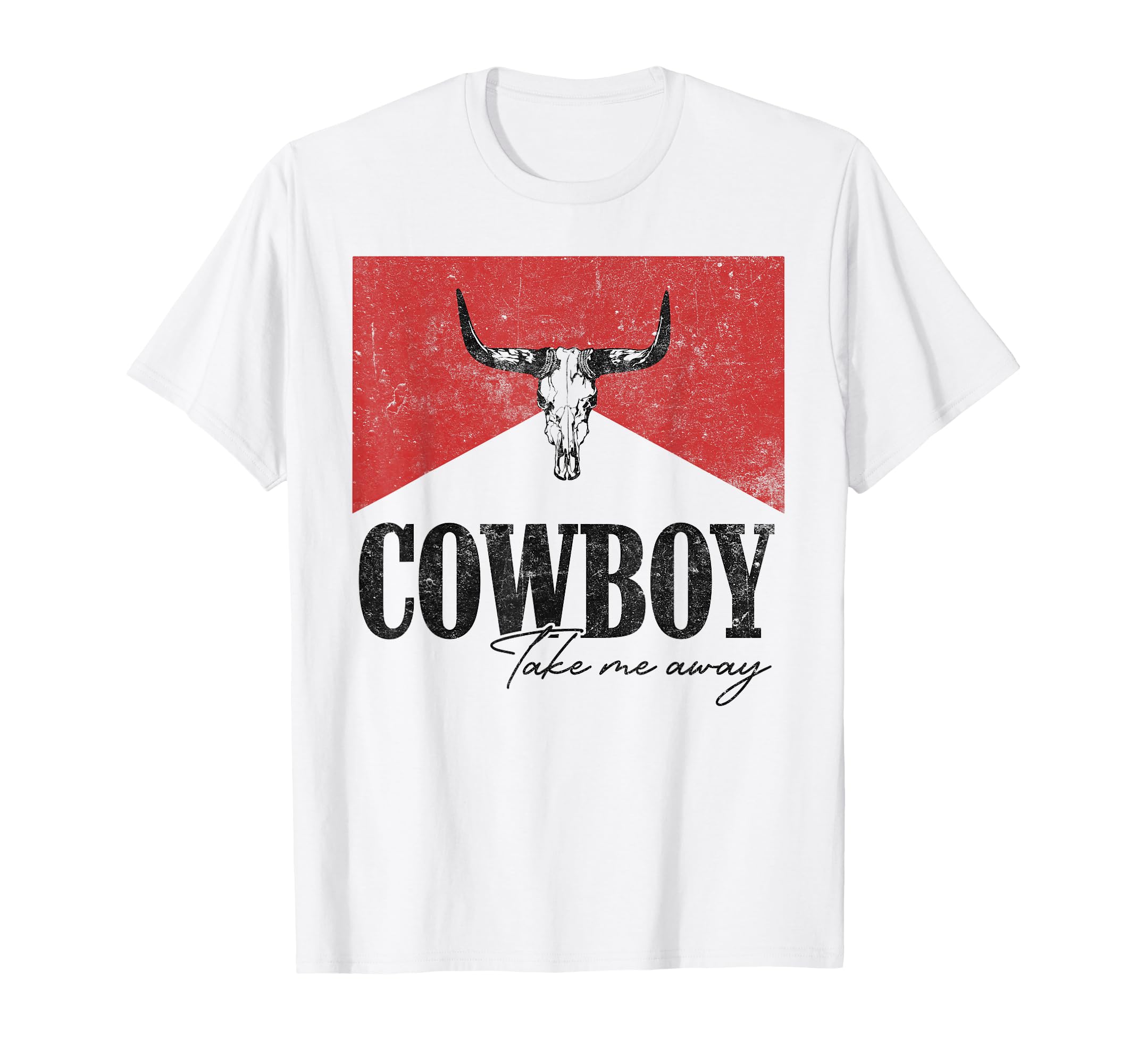 Leopard Bull Skull Cowboy Take Me Away T-Shirt - Aesthetic Graphic Unisex - T-Shirt, Sweatshirt, Hoodie