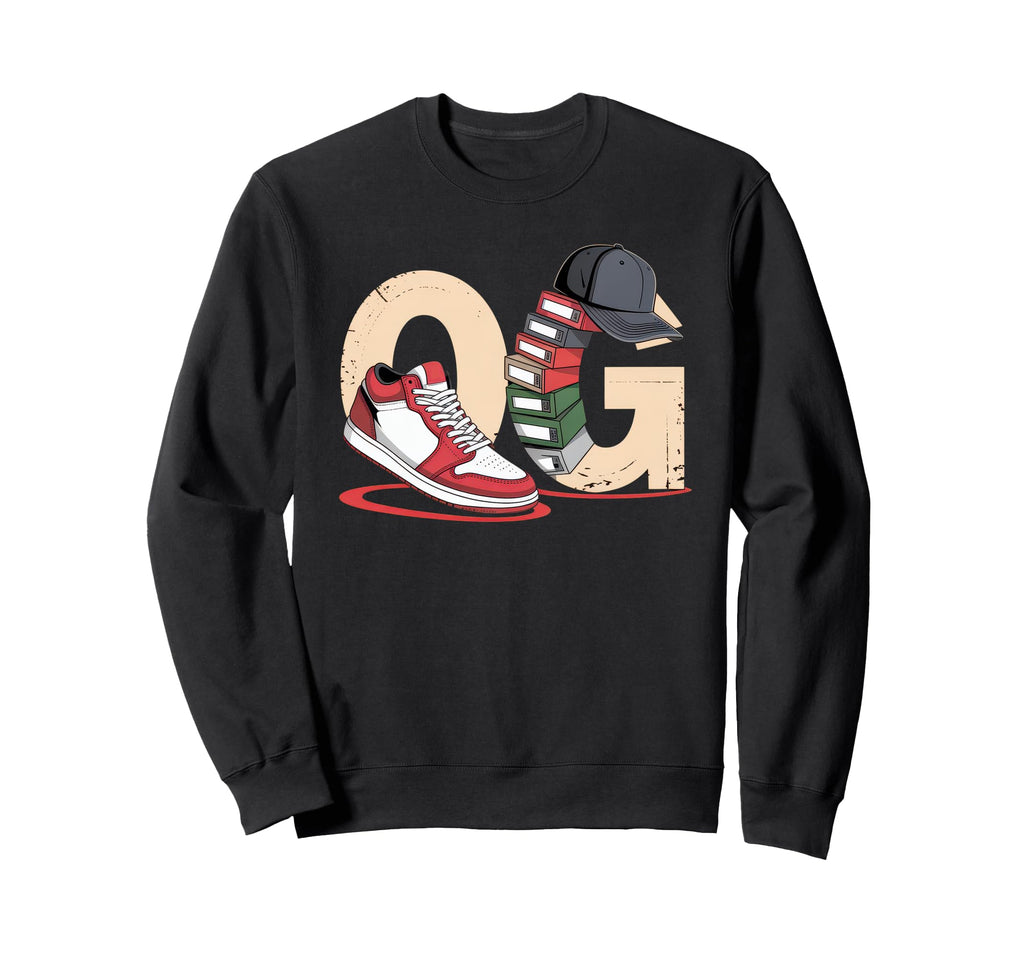 Old School Og Hip Hop Vinyl Cds Sweatshirt - Aesthetic Graphic Men Women - T-Shirt, Sweatshirt, Hoodie