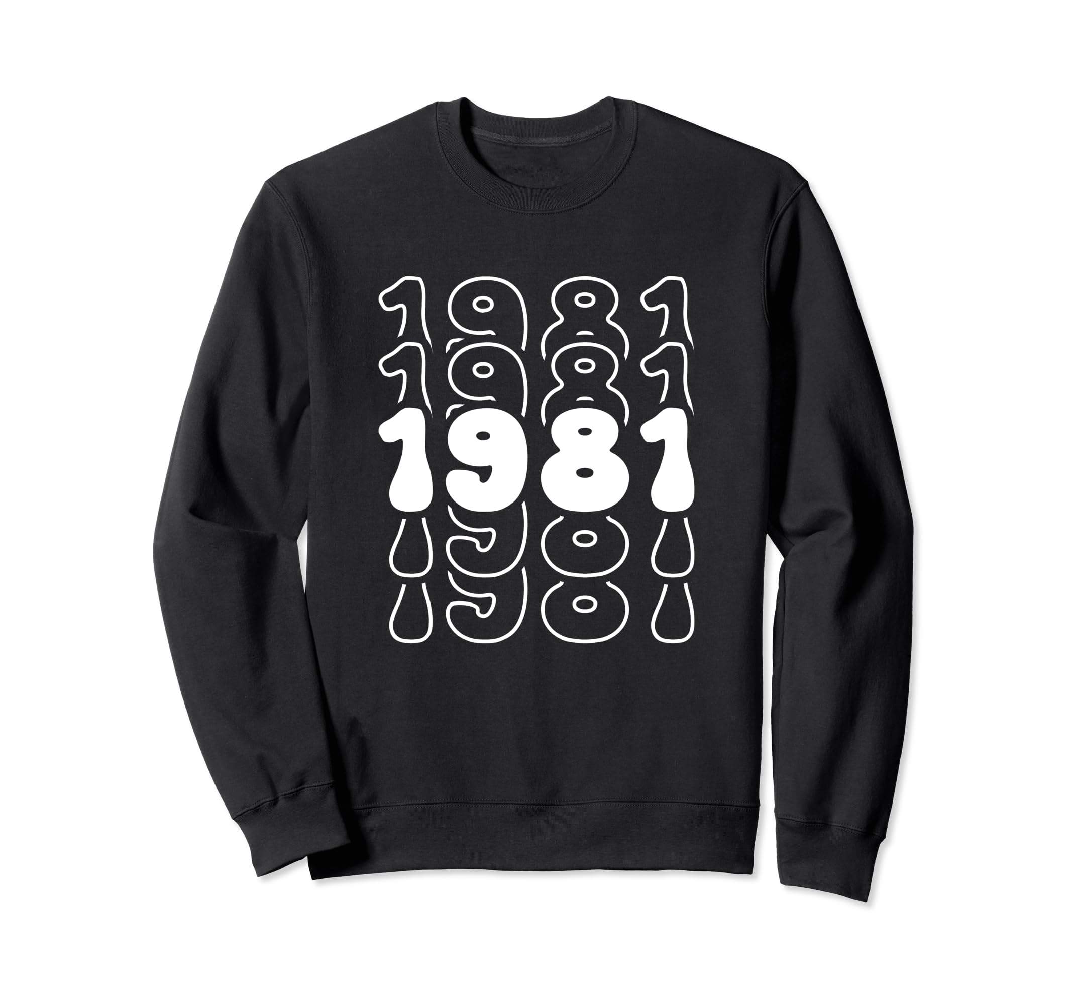 43 Year Old Groovy 43Rd Birthday Boho Sweatshirt - Minimalist Print Unisex - T-Shirt, Sweatshirt, Hoodie