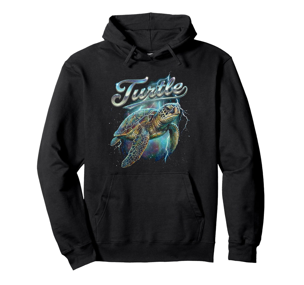 Turtle 90S Funny Sea Turtle 80S Hoodie - Aesthetic Graphic Men Women - T-Shirt, Sweatshirt, Hoodie