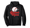 Baseball Mama Baseball Mom Baseball Player Hoodie - Trendy Graphic Unisex - T-Shirt, Sweatshirt, Hoodie
