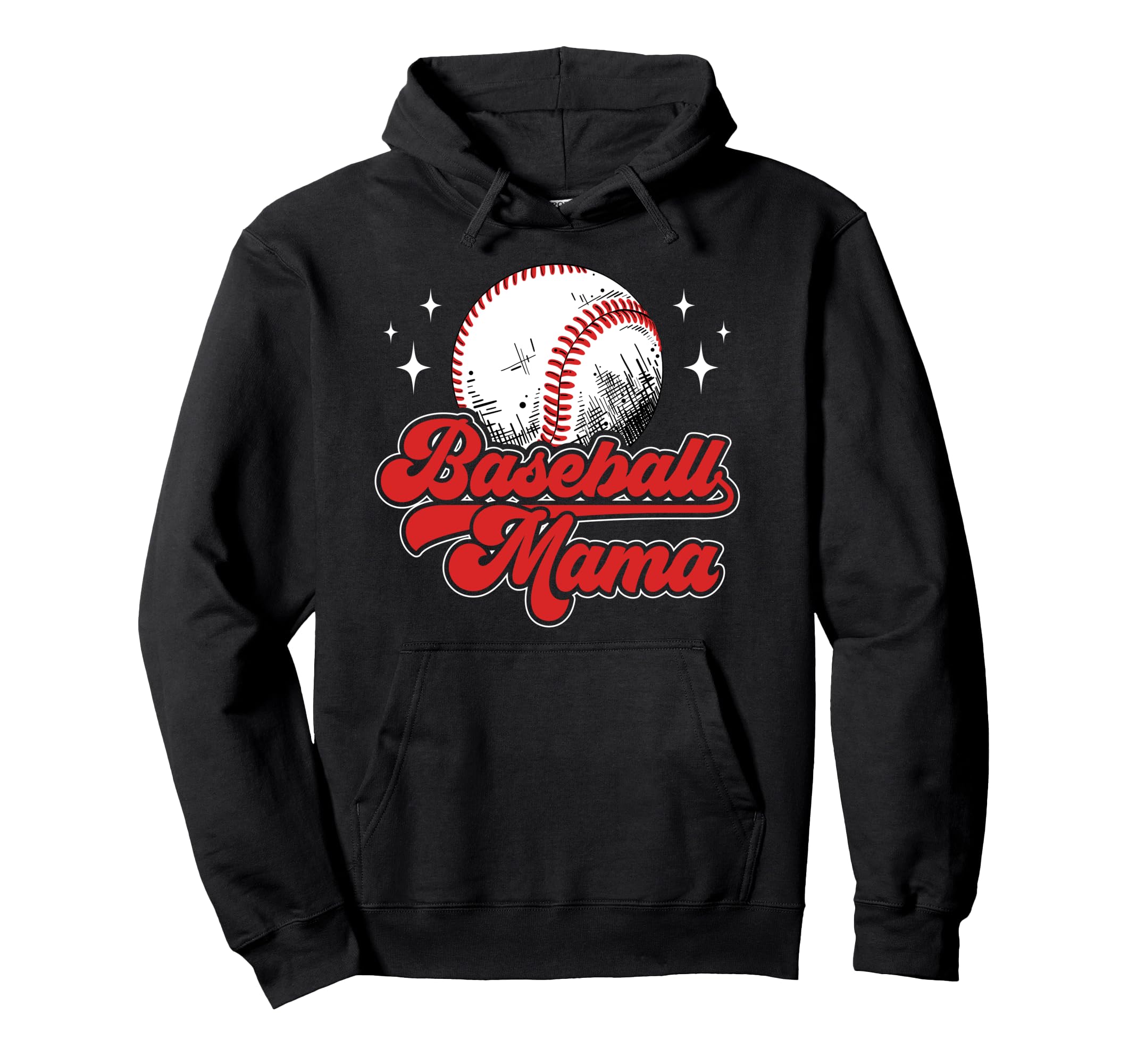 Baseball Mama Baseball Mom Baseball Player Hoodie - Trendy Graphic Unisex - T-Shirt, Sweatshirt, Hoodie