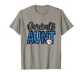 Baseball Aunt Proud Baseball Auntie T-Shirt - Minimalist Print Unisex - T-Shirt, Sweatshirt, Hoodie