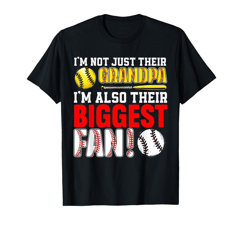 Their Biggest Fan Baseball Softball T-Shirt - Novelty Apparel Unisex - T-Shirt, Sweatshirt, Hoodie
