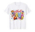 Softball Mama Leopard Bow Game Day Mom T-Shirt - Trendy Graphic for Adults - T-Shirt, Sweatshirt, Hoodie