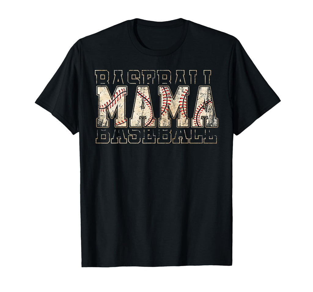Baseball Mama Sport Player Baseball T-Shirt - Minimalist Print Men Women - T-Shirt, Sweatshirt, Hoodie