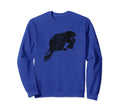 Beaver Distressed Beaver Sweatshirt - Custom Art Print Unisex - T-Shirt, Sweatshirt, Hoodie