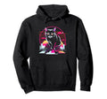 Sunset Vaporwave Aesthetic Cat Hoodie - Unique Graphic for Adults - T-Shirt, Sweatshirt, Hoodie