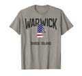 Warwick Rhode Island Ri Throwback Usa T-Shirt - Novelty Apparel for Adults - T-Shirt, Sweatshirt, Hoodie
