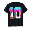 Baseball Drip 10 Year Old 10Th Birthday T-Shirt - Graphic Print Men Women - T-Shirt, Sweatshirt, Hoodie
