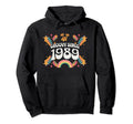 Groovy Since 1989 Birthday Flower Power Hoodie - Aesthetic Graphic Unisex - T-Shirt, Sweatshirt, Hoodie