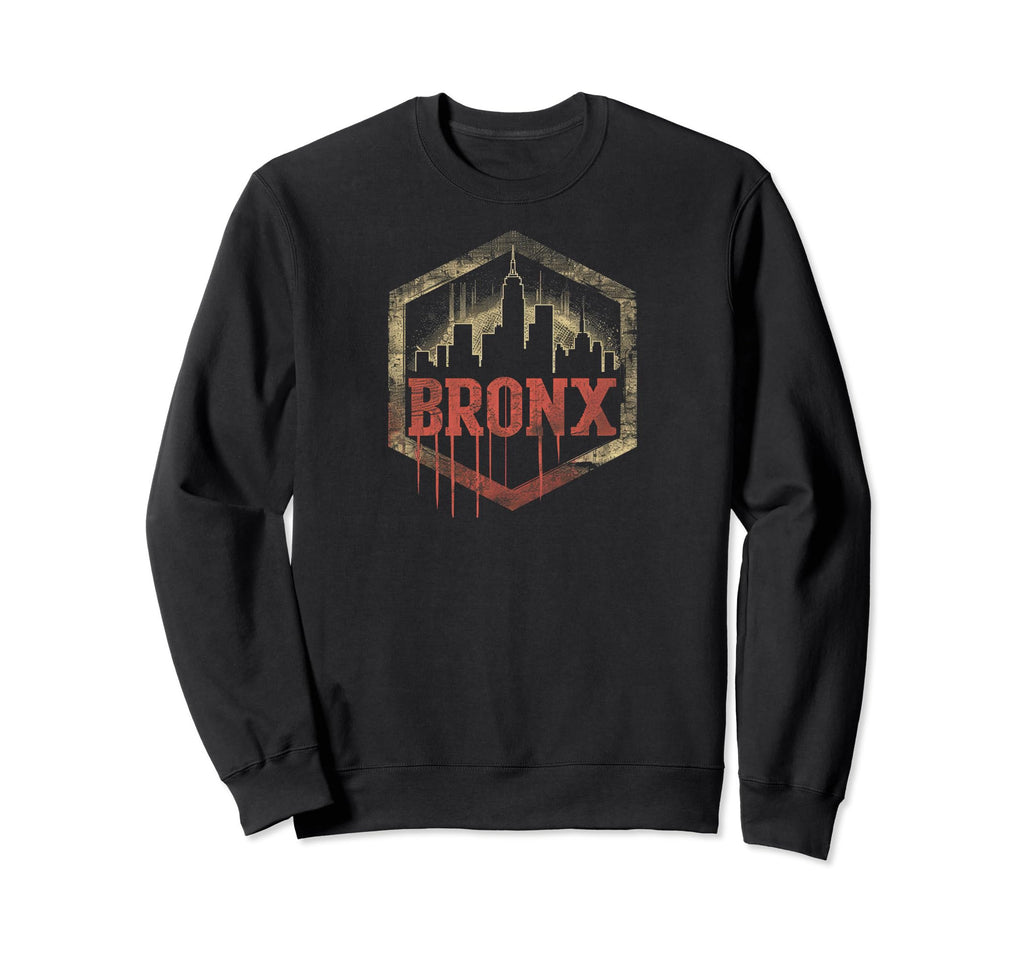 Bronx Grit 90S Grunge Urbandecay Mens Sweatshirt - Graphic Print for Adults - T-Shirt, Sweatshirt, Hoodie