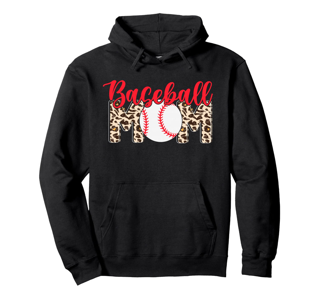 Baseball Mom Hoodie - Fun Novelty Design Men Women - T-Shirt, Sweatshirt, Hoodie