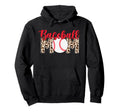 Baseball Mom Hoodie - Fun Novelty Design Men Women - T-Shirt, Sweatshirt, Hoodie