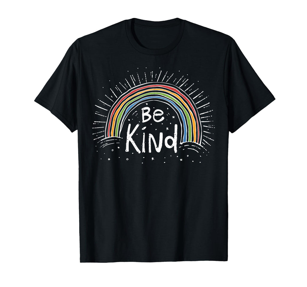 Be Kind Childs Rainbow Positivity T-Shirt - Trendy Graphic for Adults - T-Shirt, Sweatshirt, Hoodie