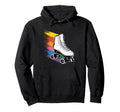 Roller Skate Shoes Rainbow Roller Hoodie - Custom Art Print for Adults - T-Shirt, Sweatshirt, Hoodie