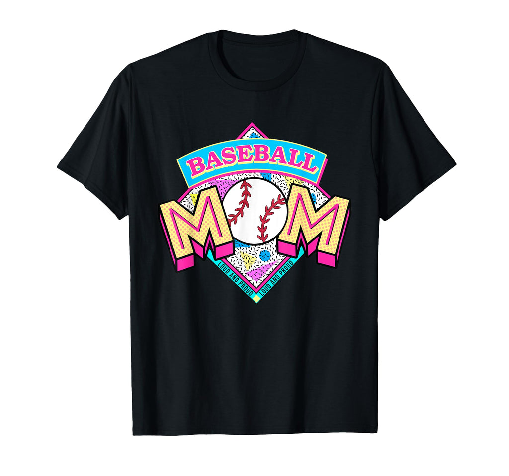 Baseball Mom Loud And Proud Game Day T-Shirt - Trendy Graphic for Adults - T-Shirt, Sweatshirt, Hoodie