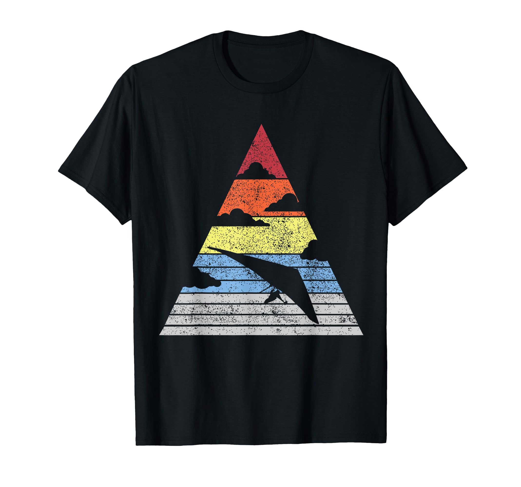 Hangglider Sunset Silhouette Hang T-Shirt - Graphic Print for Adults - T-Shirt, Sweatshirt, Hoodie