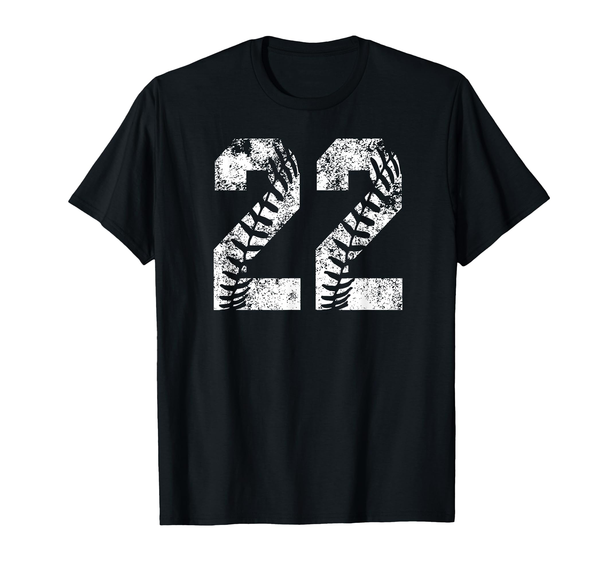 White Baseball Number 22 Jersey Player T-Shirt - Graphic Print for Adults - T-Shirt, Sweatshirt, Hoodie