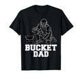 Bucket Dad Softball Dad Baseball T-Shirt - Fun Novelty Design Men Women - T-Shirt, Sweatshirt, Hoodie
