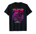 Marvel Thor Ragnarok 80S Sunset T-Shirt - Trendy Graphic for Adults - T-Shirt, Sweatshirt, Hoodie