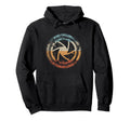 Camera Lens Aperture Iris Icon Hoodie - Minimalist Print Men Women - T-Shirt, Sweatshirt, Hoodie