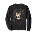 Anime Horror Aesthetic Soft Grunge Waifu Sweatshirt - Graphic Print Unisex - T-Shirt, Sweatshirt, Hoodie