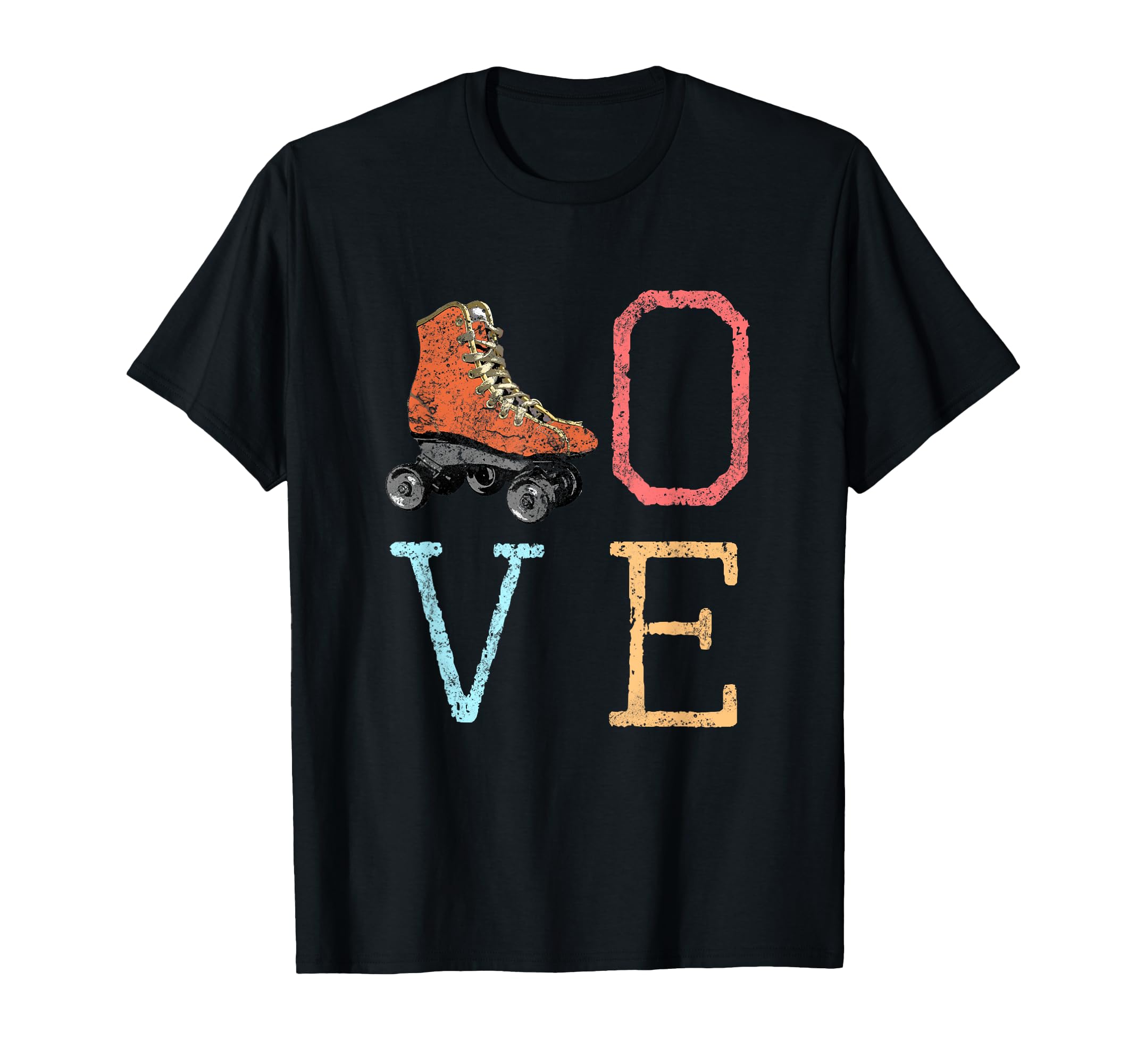 70S Skate Love Roller Skating Gift T-Shirt - Unique Graphic Unisex - T-Shirt, Sweatshirt, Hoodie