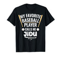 My Favorite Baseball Player Calls Me Jidu T-Shirt - Minimalist Print Unisex - T-Shirt, Sweatshirt, Hoodie