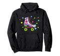 Funny Roller Skating Derby 70S 80S Skater Hoodie - Custom Art Print Unisex - T-Shirt, Sweatshirt, Hoodie