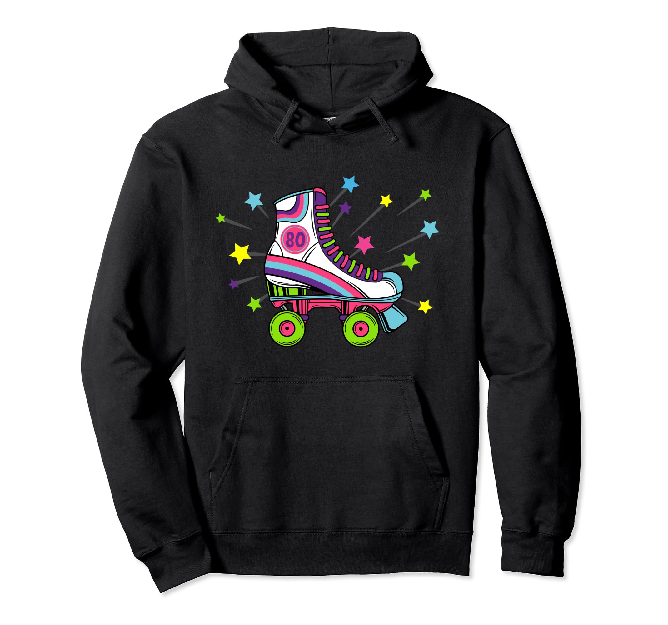 Funny Roller Skating Derby 70S 80S Skater Hoodie - Custom Art Print Unisex - T-Shirt, Sweatshirt, Hoodie