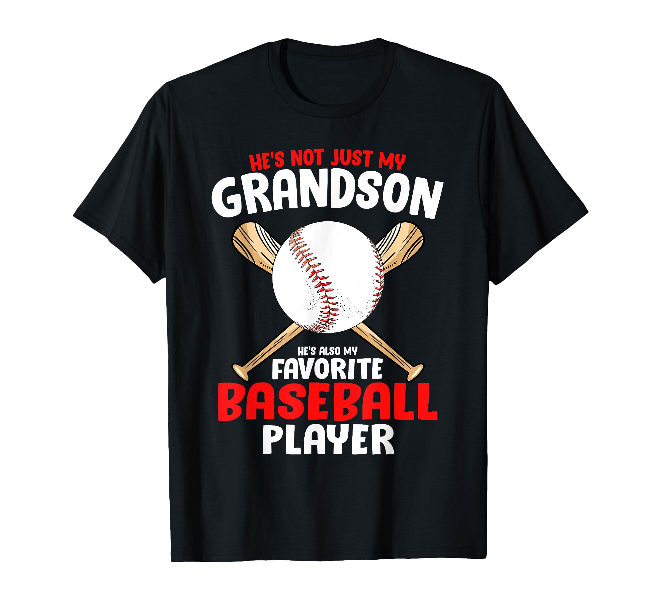 Hes Not Just My Grandson Hes Also My T-Shirt - Minimalist Print Men Women - T-Shirt, Sweatshirt, Hoodie