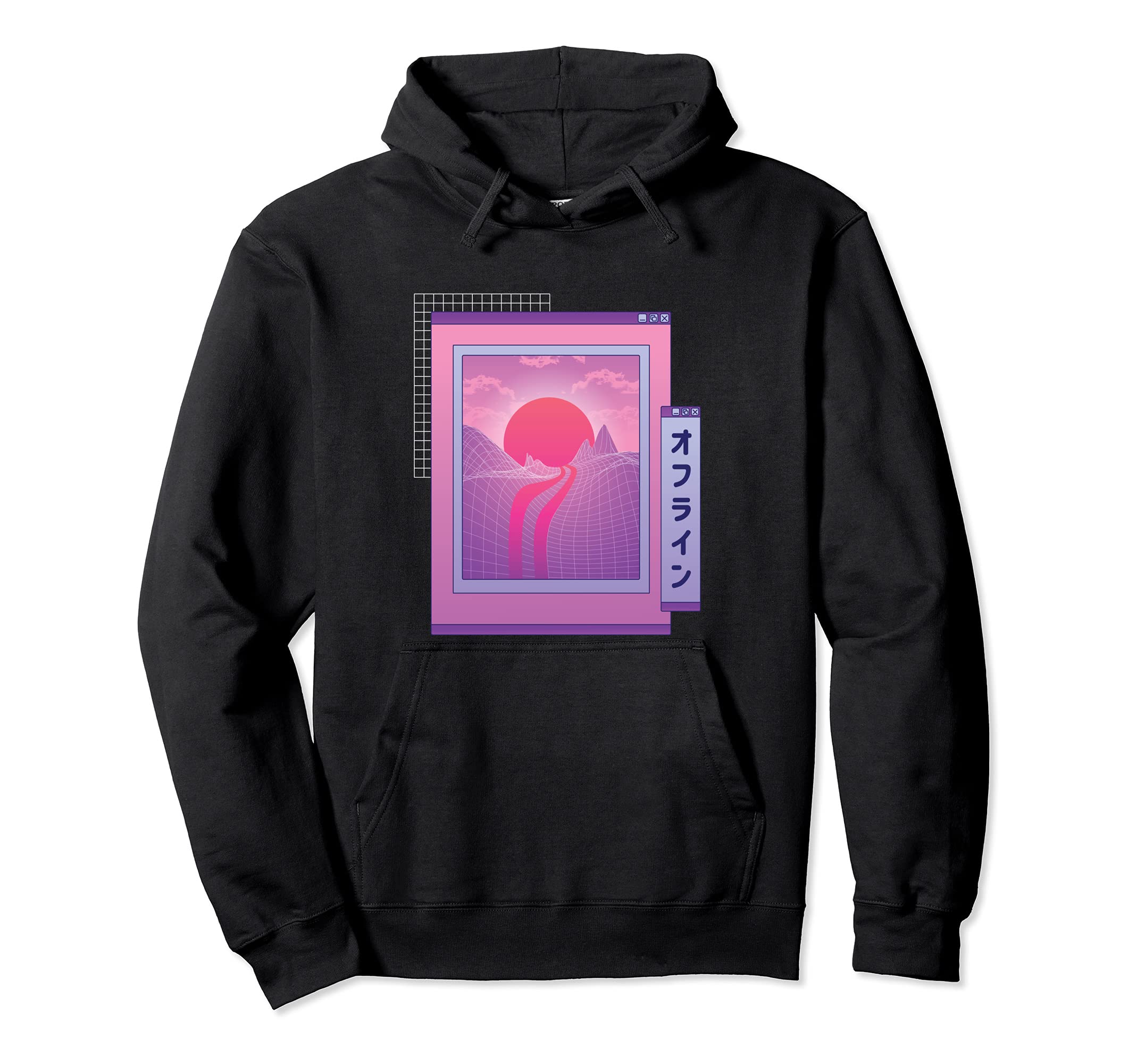 Synthwave Vaporwave Aesthetic 80S Home Hoodie - Streetwear Style Unisex - T-Shirt, Sweatshirt, Hoodie