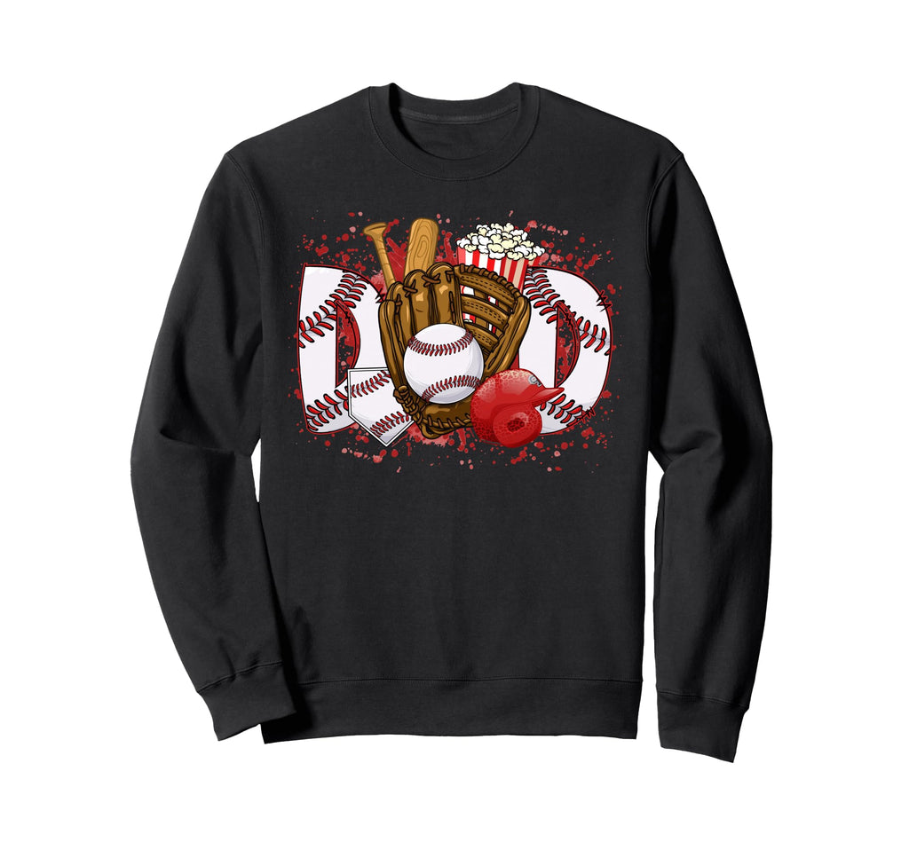 Baseball Dad Baseball Lovers Funny Sweatshirt - Unique Graphic Men Women - T-Shirt, Sweatshirt, Hoodie