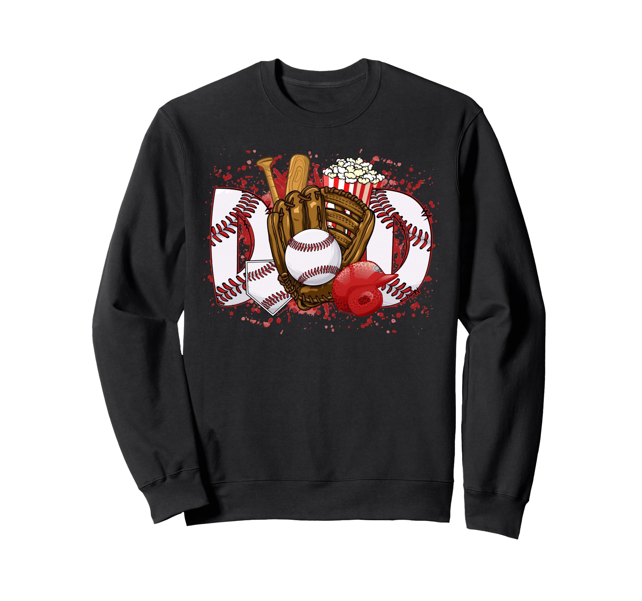 Baseball Dad Baseball Lovers Funny Sweatshirt - Unique Graphic Men Women - T-Shirt, Sweatshirt, Hoodie