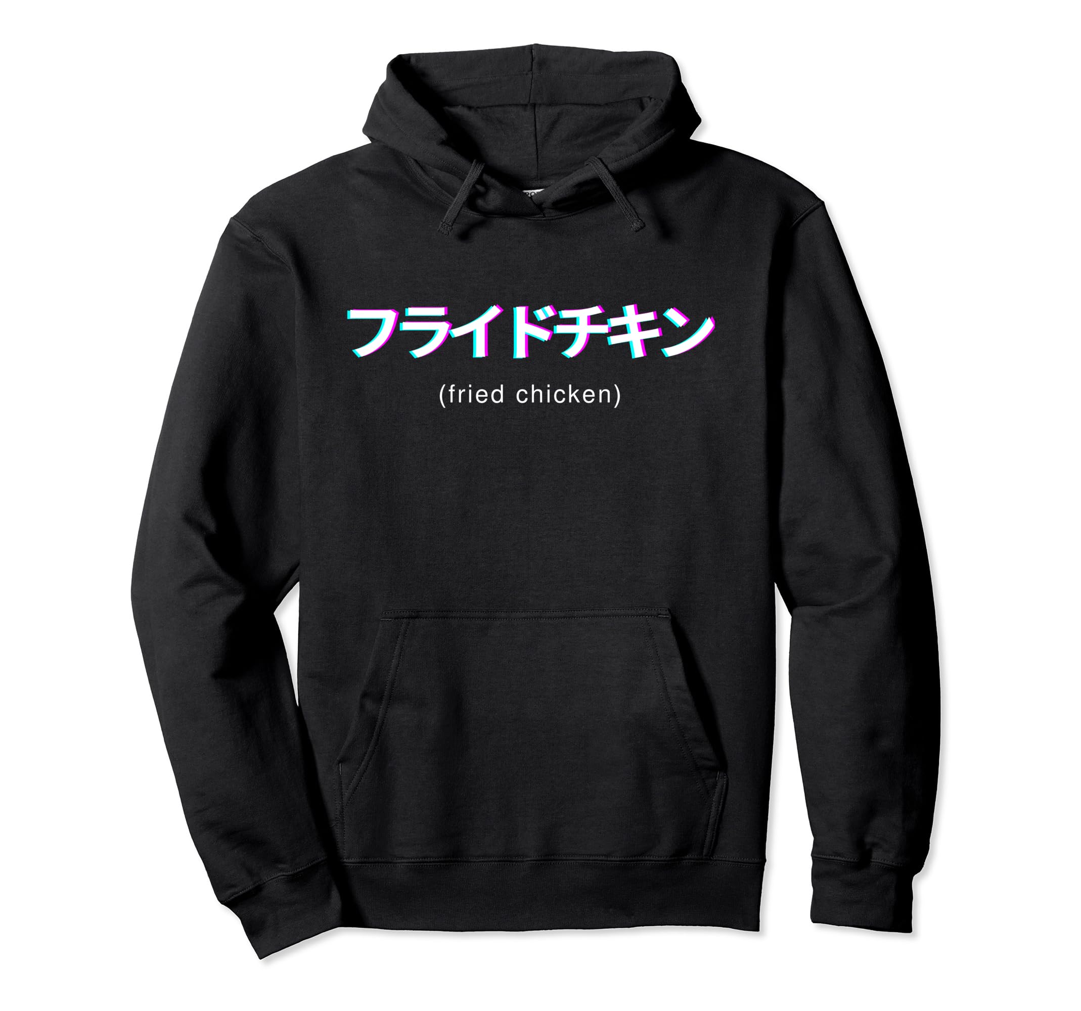 Fried Chicken Lover Japanese Text Hoodie - Trendy Graphic for Adults - T-Shirt, Sweatshirt, Hoodie