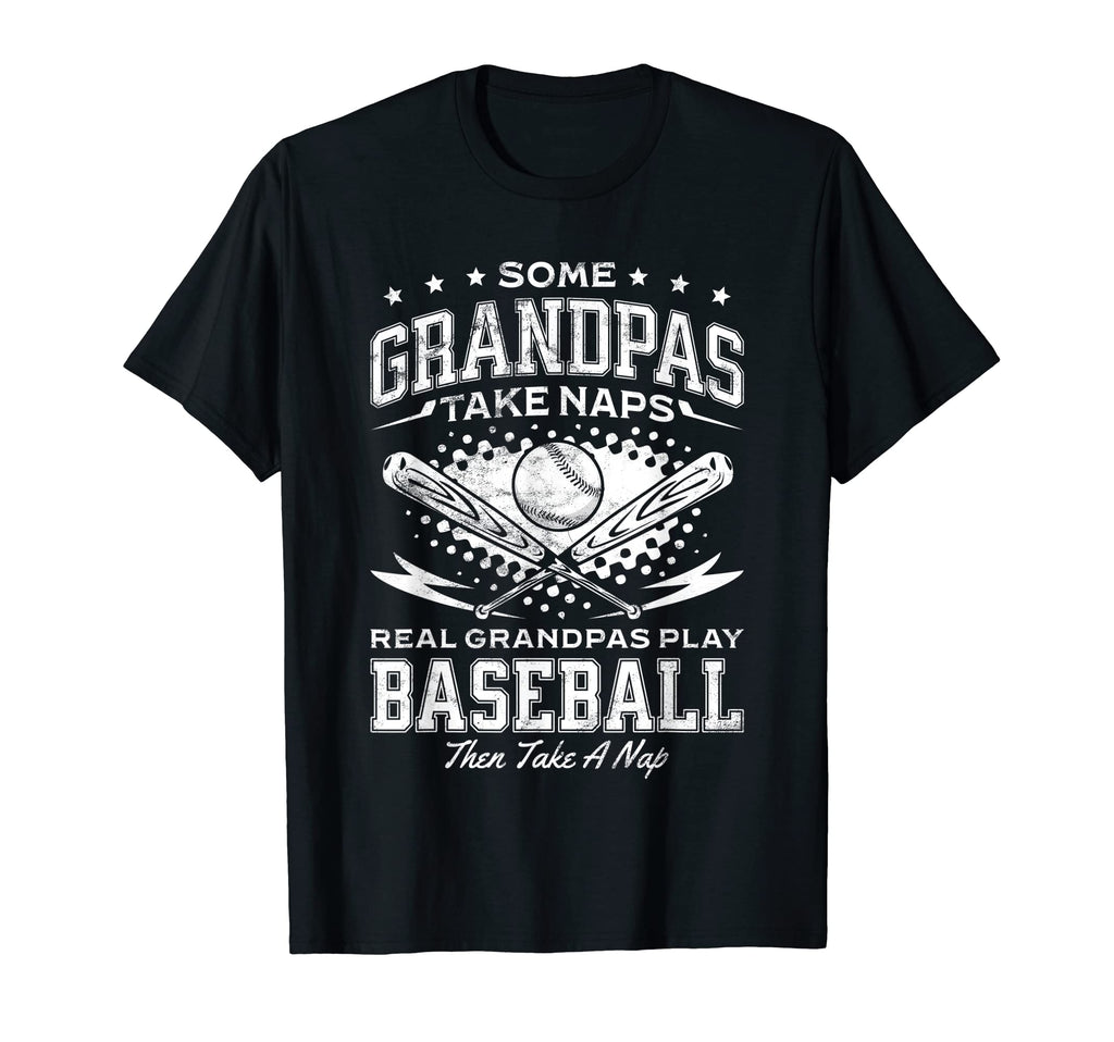 Funny Grandpa Baseball Player T-Shirt - Fun Novelty Design Men Women - T-Shirt, Sweatshirt, Hoodie