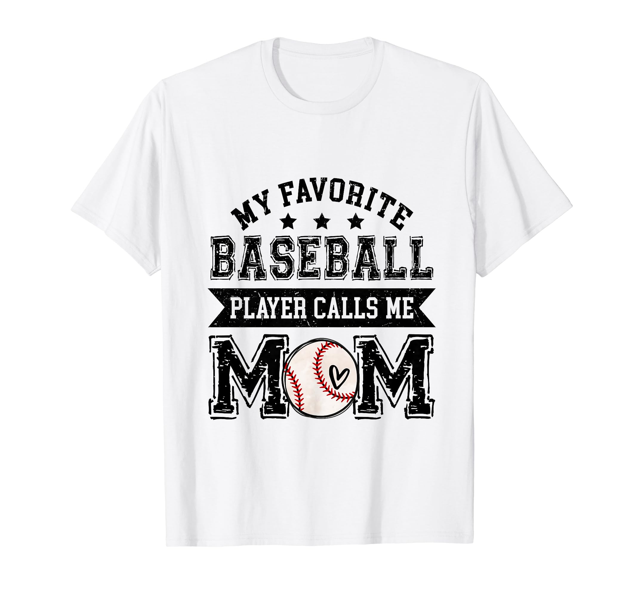 Baseball Mom My Favorite Baseball T-Shirt - Aesthetic Graphic for Adults - T-Shirt, Sweatshirt, Hoodie