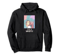 Waifu Anime Japanese Vaporwave Hoodie - Minimalist Print for Adults - T-Shirt, Sweatshirt, Hoodie