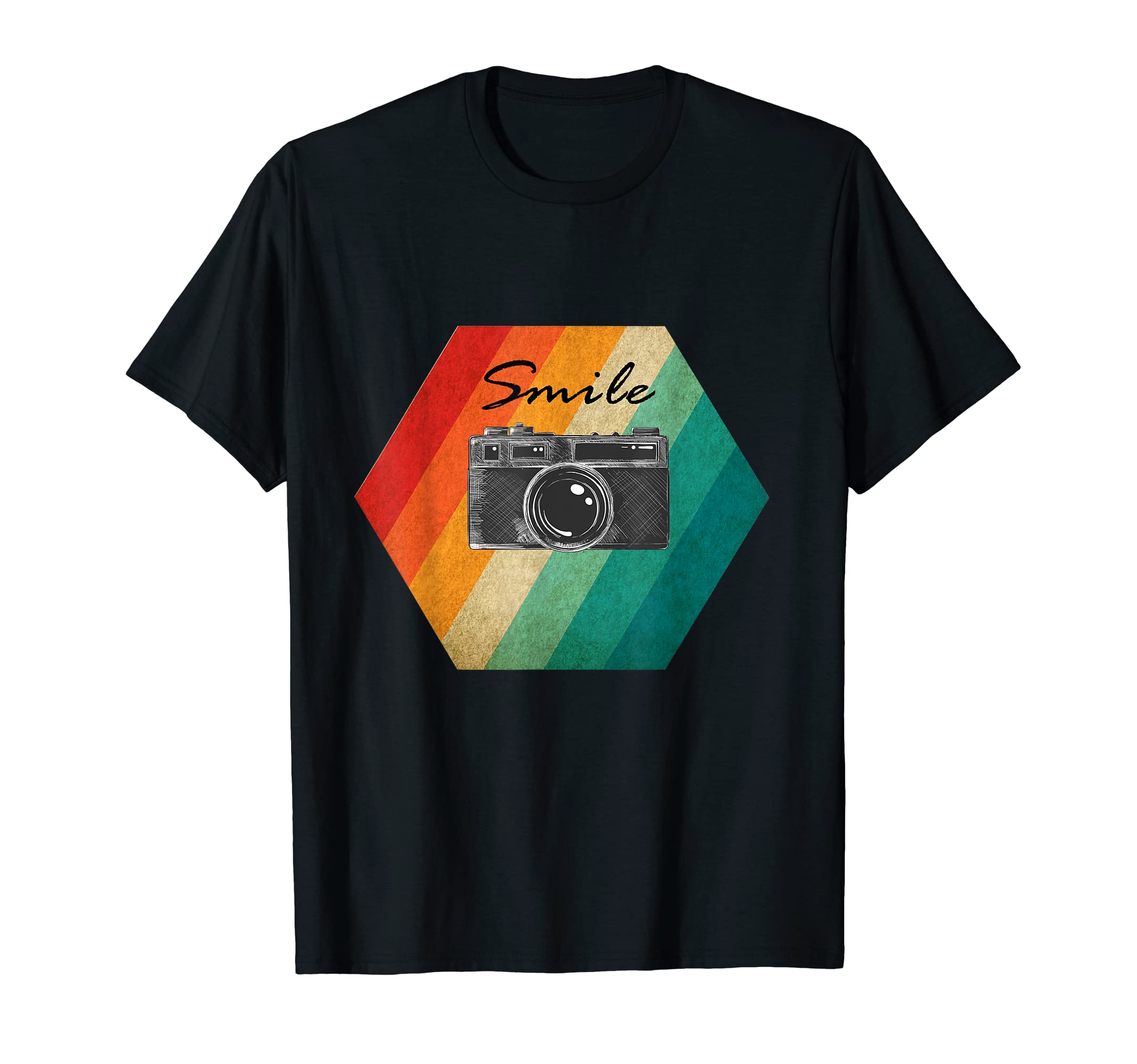 Camera Smile Just Say Cheese Photography T-Shirt - Custom Art Print Unisex - T-Shirt, Sweatshirt, Hoodie
