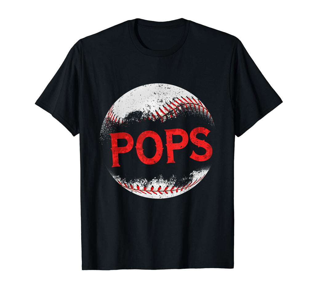Baseball Pops Happy Fathers Day Proud T-Shirt - Unique Graphic Men Women - T-Shirt, Sweatshirt, Hoodie